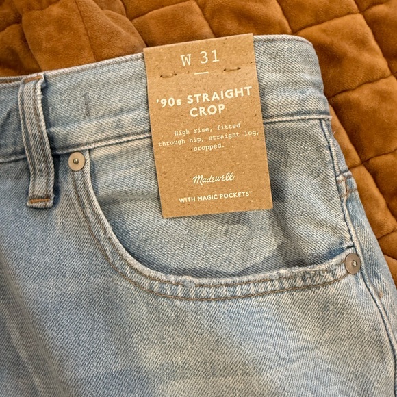 Madewell 90s straight crop jeans size 31 - Picture 8 of 10
